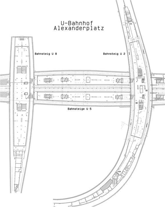 U-Bahnplan Alexanderplatz